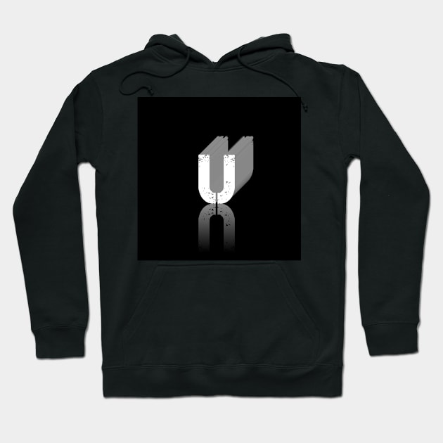 Letter U Hoodie by Retrofit